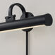 Morgan LED 22.25 inch Matte Black Sconce Wall Light