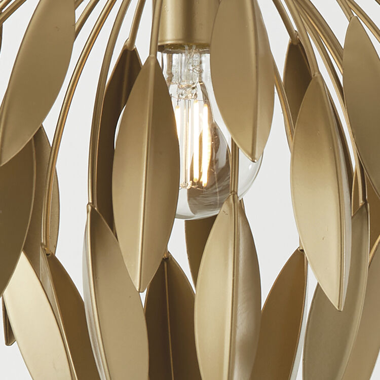 Margeaux 5 Light 28 inch Buffed Gold Pendant Ceiling Light