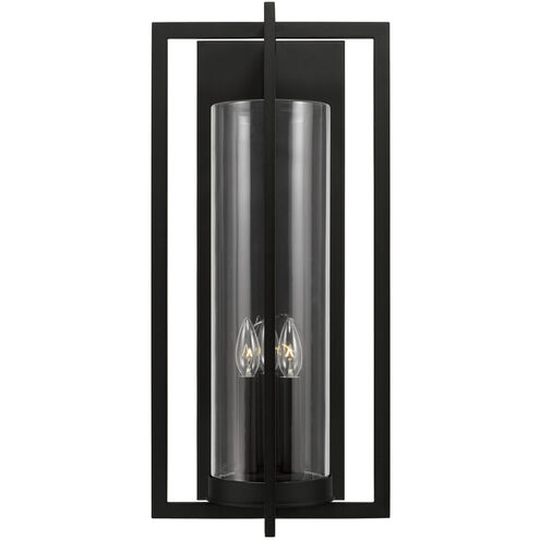 Kent 3 Light 25 inch Black Outdoor Wall Lantern