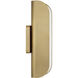Marcell LED 5 inch Aged Brass Sconce Wall Light
