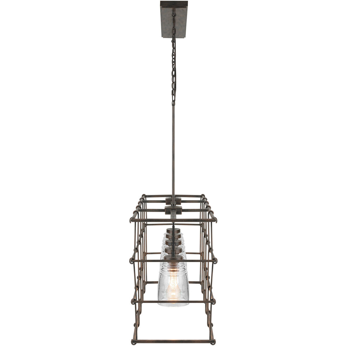 Turner 5 Light 50 inch Nordic Grey Island Ceiling Light