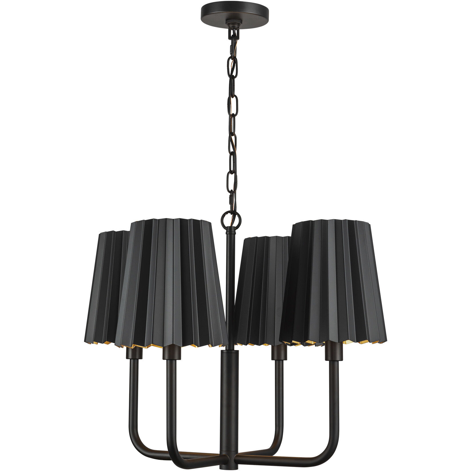 Alora Mood Plisse 4 Light 22.50 inch Chandelier