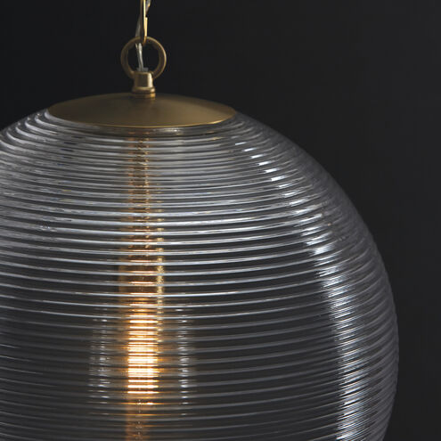 Dolan 1 Light 15 inch Matte Brass Pendant Ceiling Light