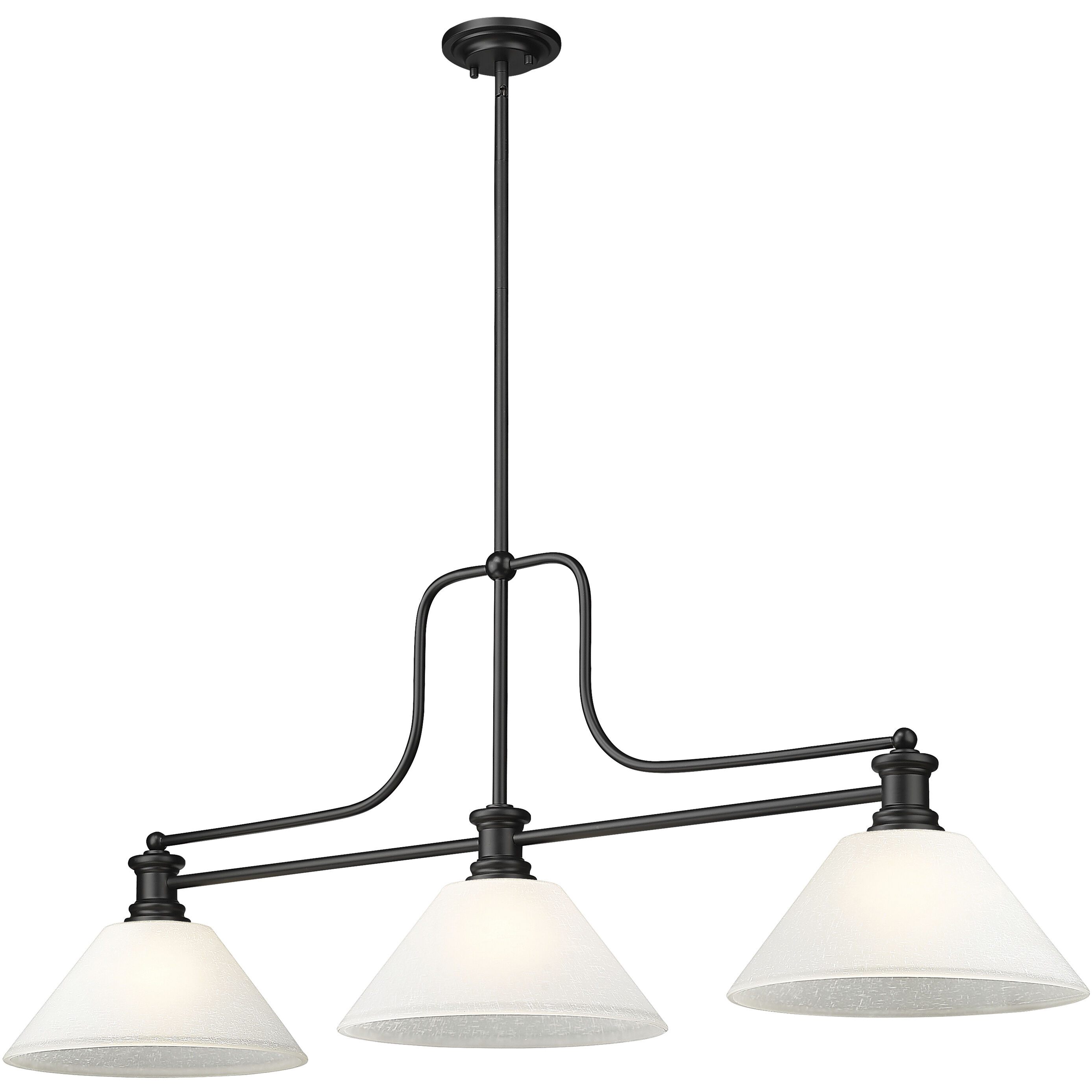 Melange 3 Light 14.00 inch Billiard Light