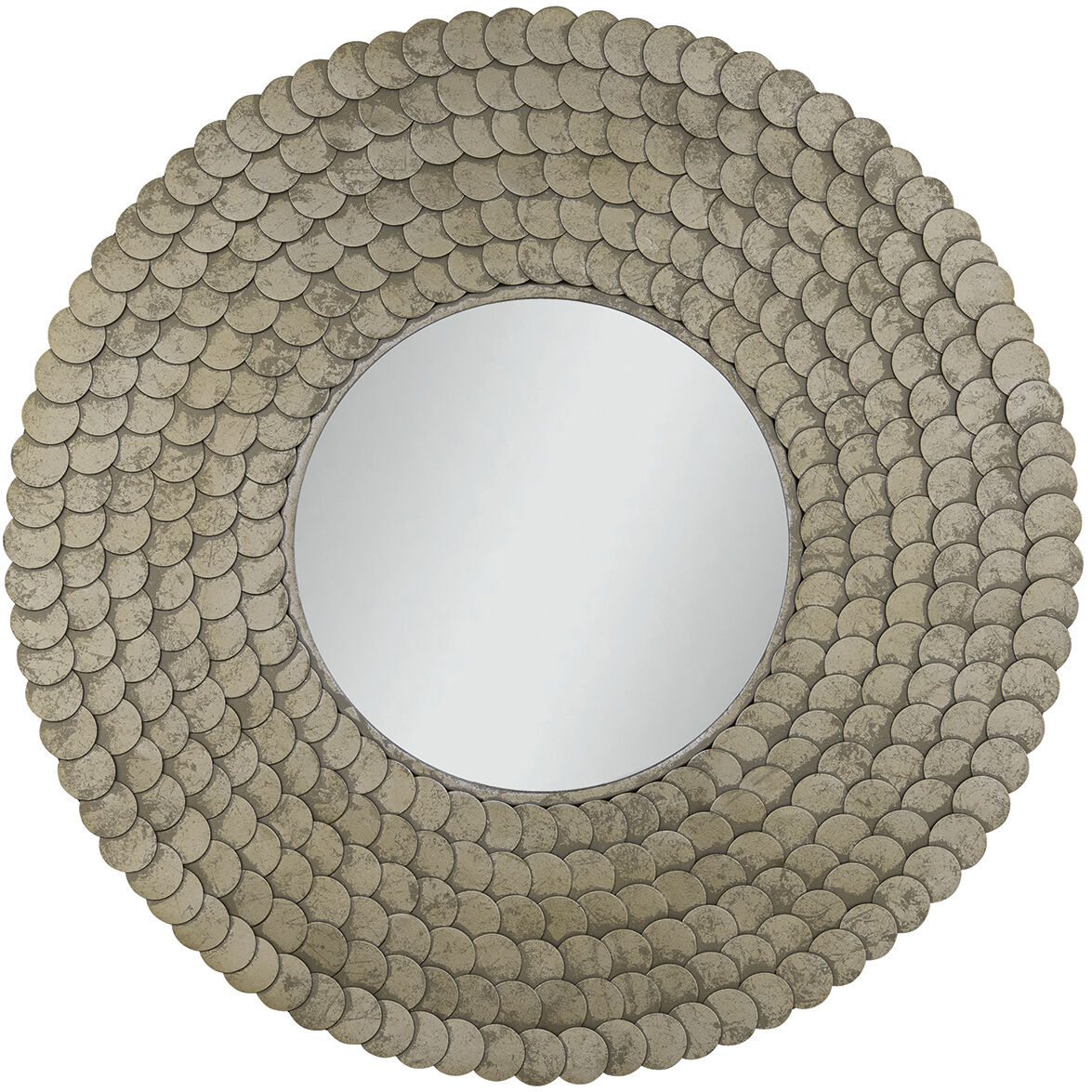 Delphine 32.5 X 32.5 inch Grecian Luster Mirror