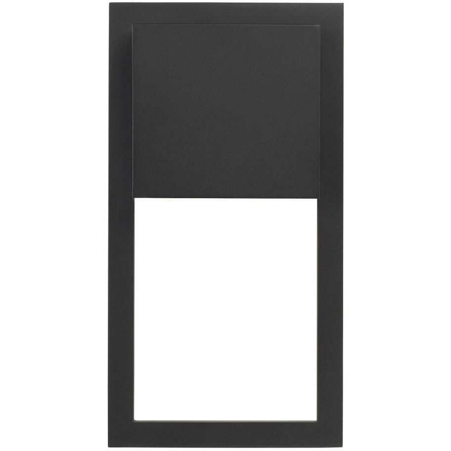 Nate 1 Light 15 inch Black Outdoor Wall Lantern