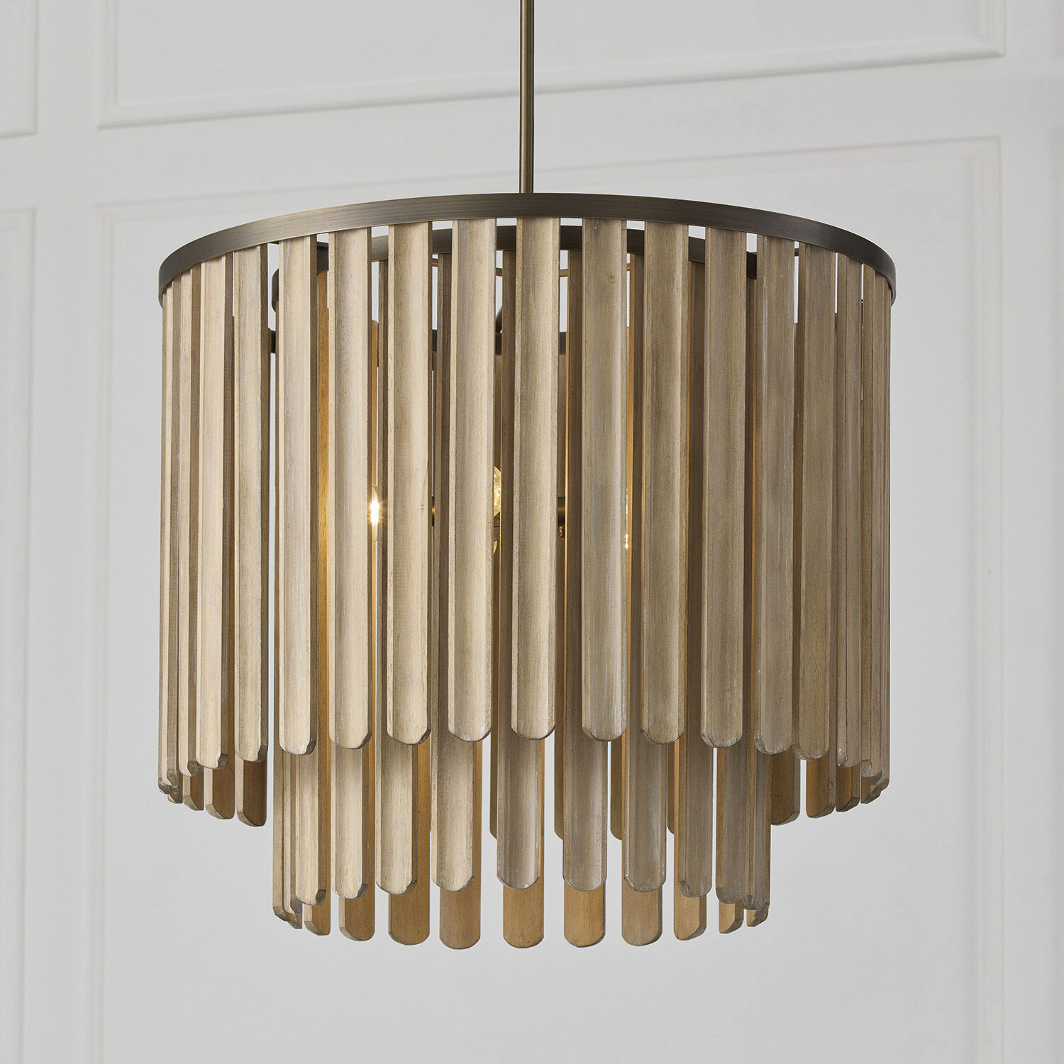 Jada 5 Light 24 inch Dark Brass Pendant Ceiling Light