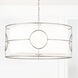 Oran 6 Light 32 inch Antique Silver Pendant Ceiling Light
