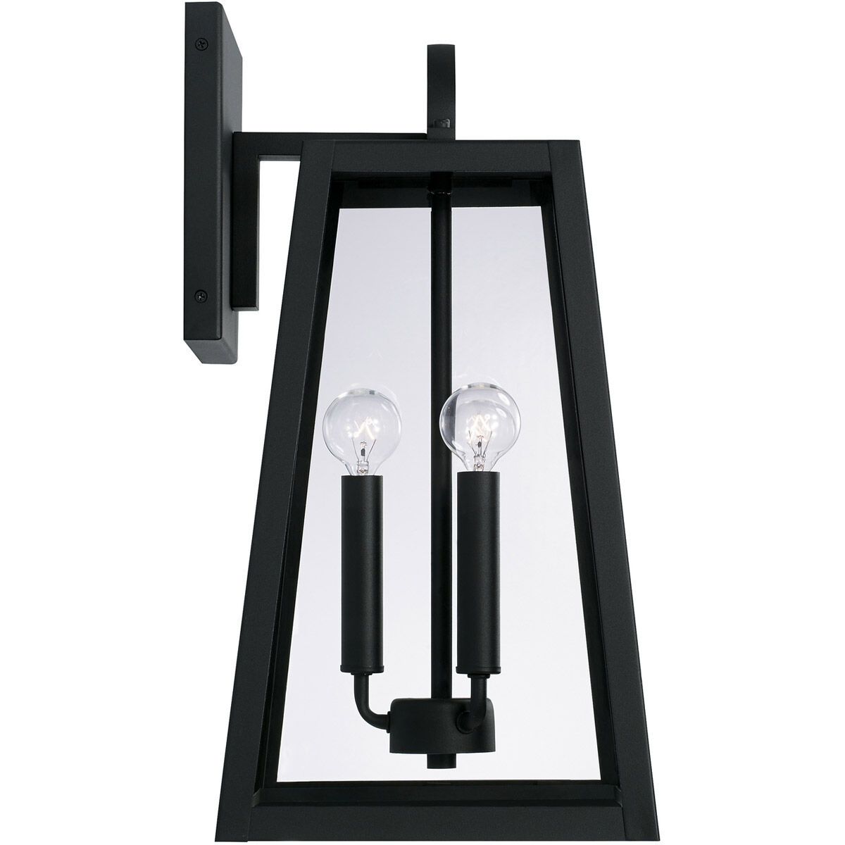 Leighton 3 Light 20 inch Black Outdoor Wall Lantern