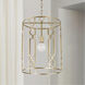 Jordyn 1 Light 14 inch Aged Brass Pendant Ceiling Light