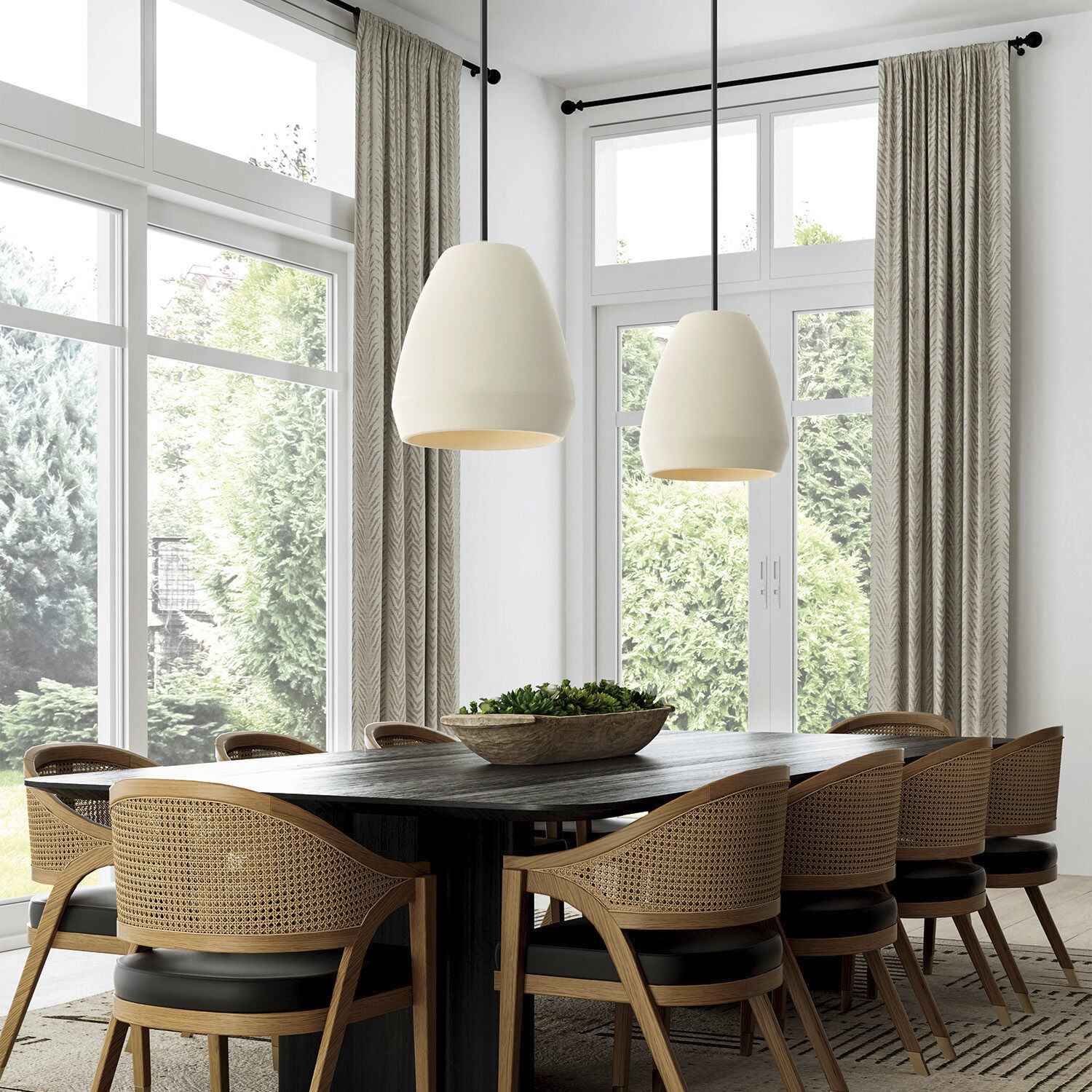 Della 1 Light 14.25 inch Terracotta Ivory Pendant Ceiling Light