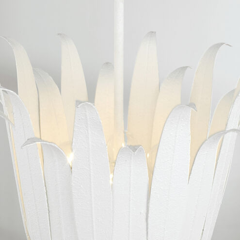 Eden 4 Light 16 inch Textured White Pendant Ceiling Light