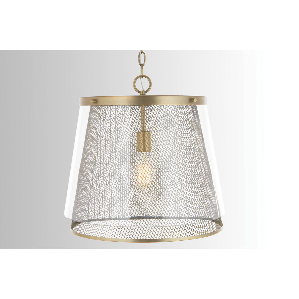 Abbott 1 Light 16 inch Aged Brass Pendant Ceiling Light