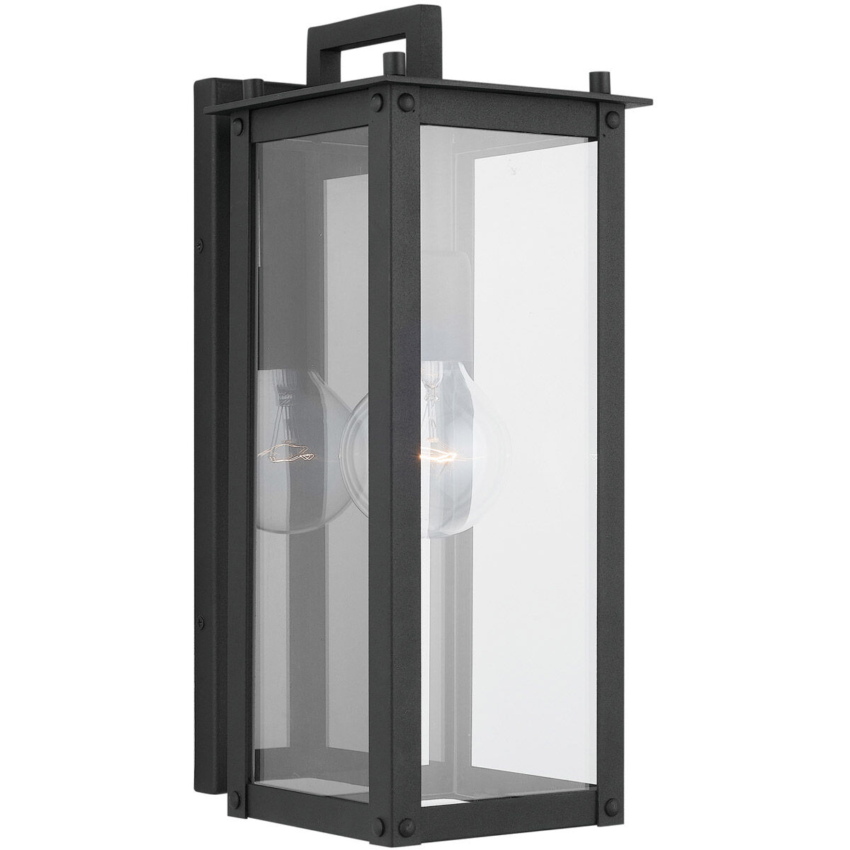 Hunt 1 Light 15 inch Black Outdoor Wall Mount in Incandescent