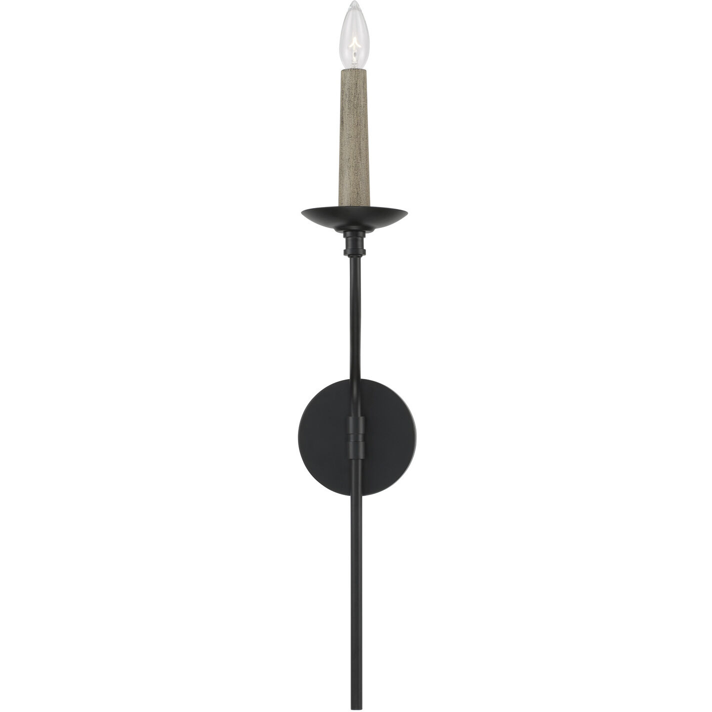 Wilder 1 Light 5 inch Matte Black Sconce Wall Light