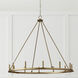 Pearson 12 Light 48.25 inch Aged Brass Chandelier Ceiling Light