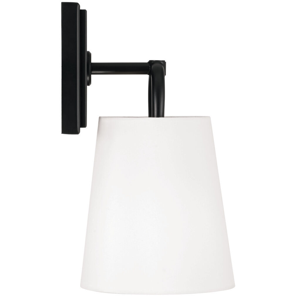 Brody 1 Light 6 inch Matte Black Sconce Wall Light