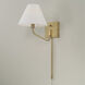 Chadwick Sconce Wall Light in Aged Brass