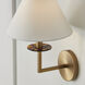 Gilda 1 Light 10 inch Aged Brass Sconce Wall Light
