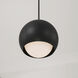 Dolby 1 Light 12.5 inch Black Iron Pendant Ceiling Light