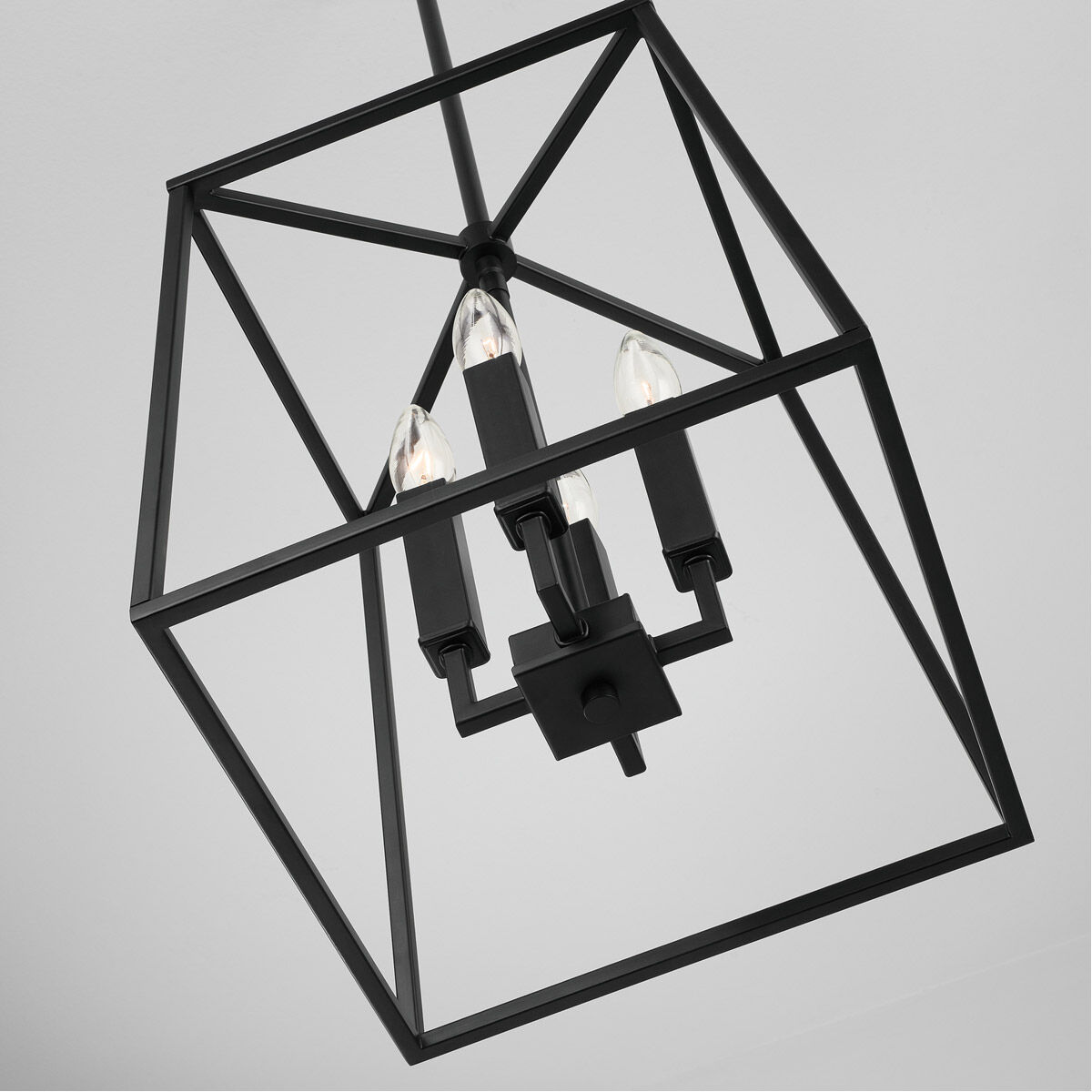 Thea 4 Light 12 inch Matte Black Foyer Ceiling Light