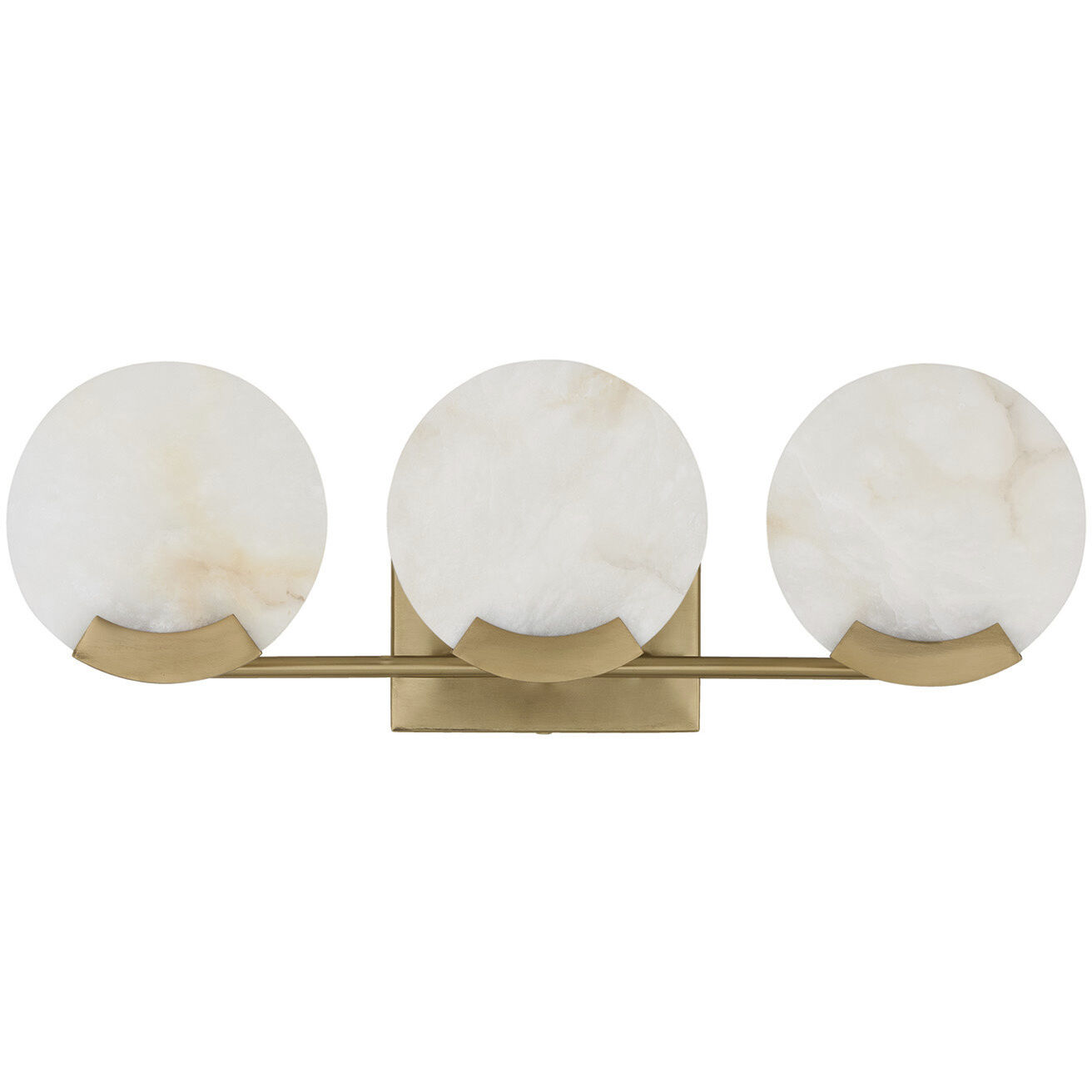 Oriya 3 Light 23.75 inch Aged Brass Vanity Light Wall Light
