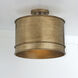 Nole 1 Light 14 inch Mystic Luster Pendant Ceiling Light, Convertible Dual Mount