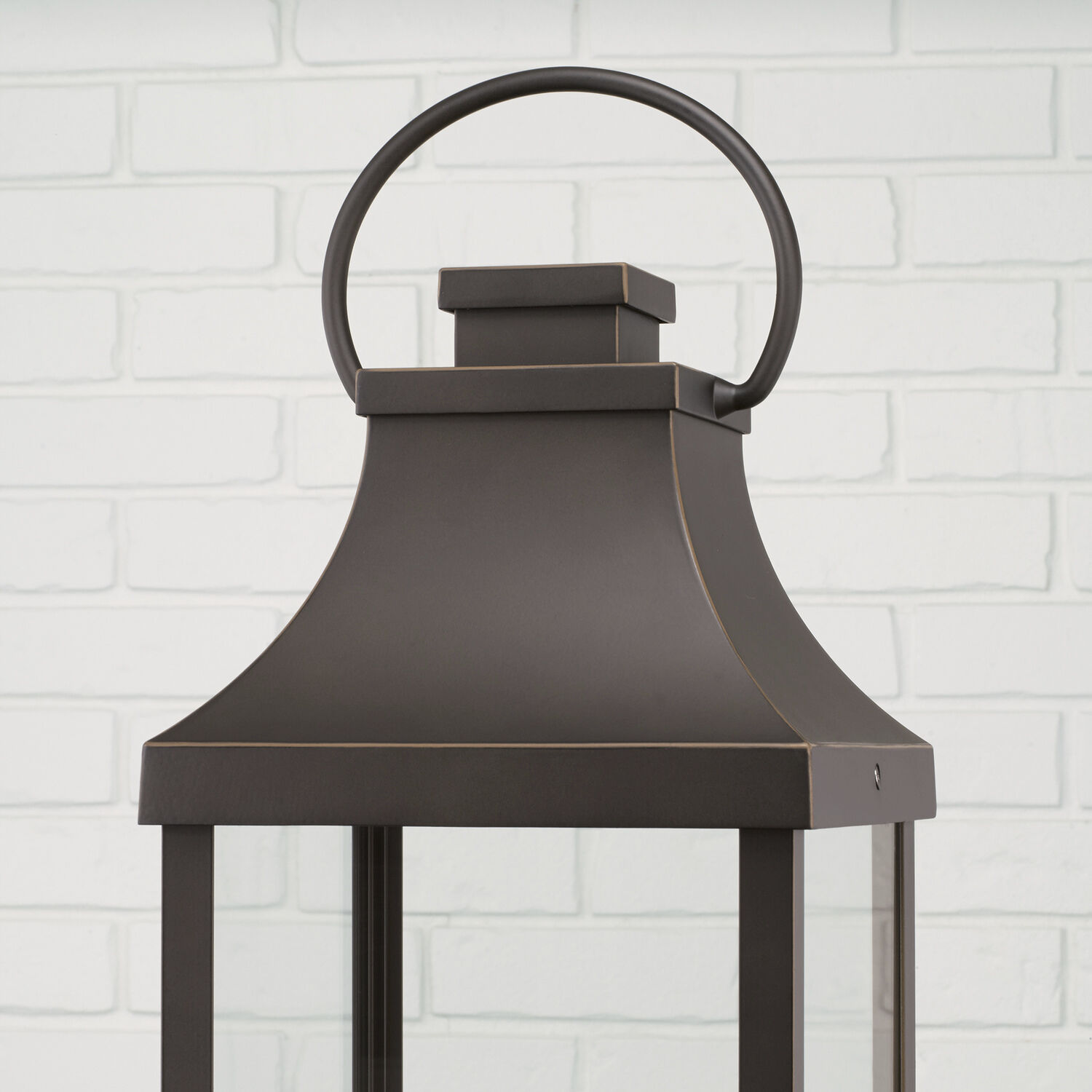 Bradford 3 Light 27 inch Oiled Bronze Outdoor Post Lantern