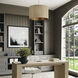 Donovan 3 Light 19.75 inch White Wash and Matte Brass Pendant Ceiling Light