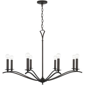Jaymes 8 Light 37 inch Old Bronze Chandelier Ceiling Light