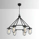 Corbin 6 Light 32 inch Black Outdoor Chandelier