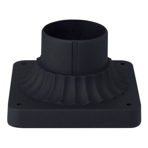 Outdoor 4 inch Black Outdoor Pier Mount Flange