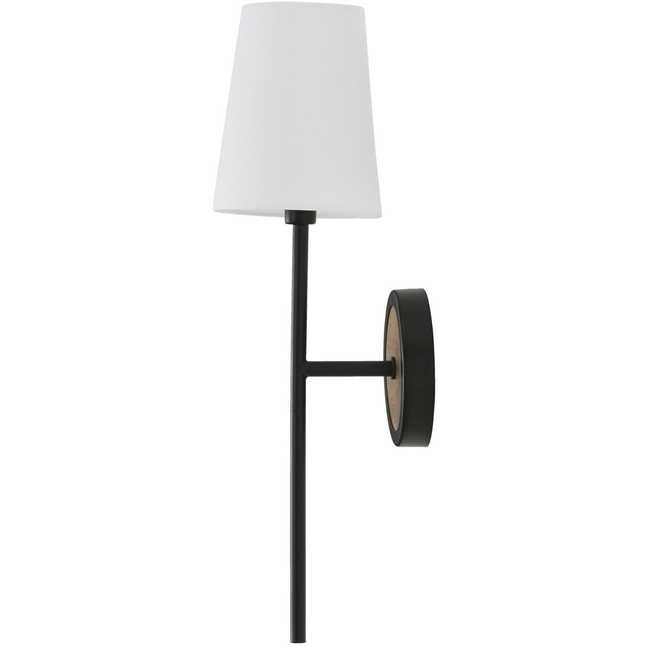 Jonah 1 Light 5 inch Light Wood and Matte Black Sconce Wall Light