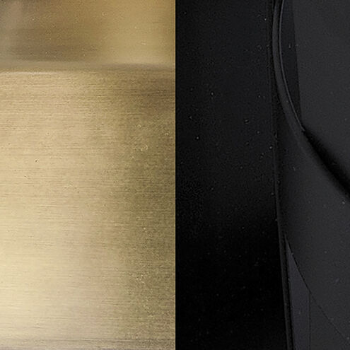 Avant 1 Light 5 inch Aged Brass and Black Sconce Wall Light