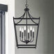 Stanton 6 Light 17 inch Matte Black Foyer Ceiling Light