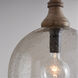 Inglewood 1 Light 15 inch Grey Wash and Dark Pewter Pendant Ceiling Light in Clear Seeded