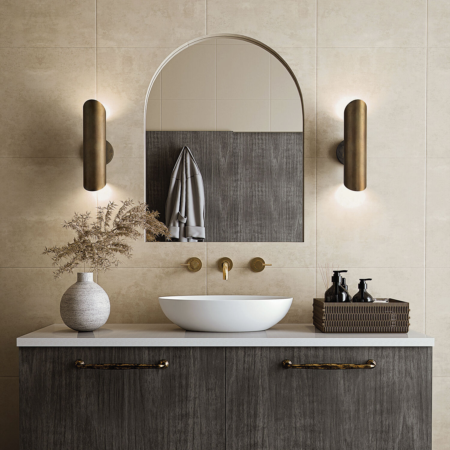 Casa 2 Light 5 inch Oxidized Brass Sconce Wall Light