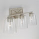 Sylvia 3 Light 24 inch Antique Silver Vanity Light Wall Light 