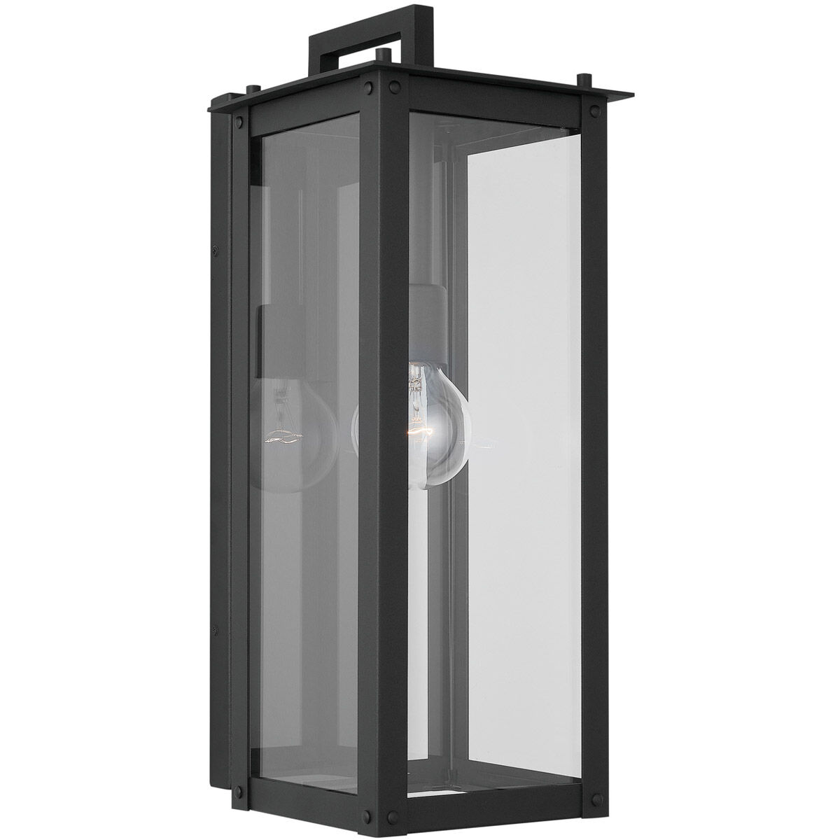 Hunt 1 Light 21 inch Black Outdoor Wall Mount in Incandescent