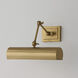 Alastair Sconce Wall Light in Aged Brass