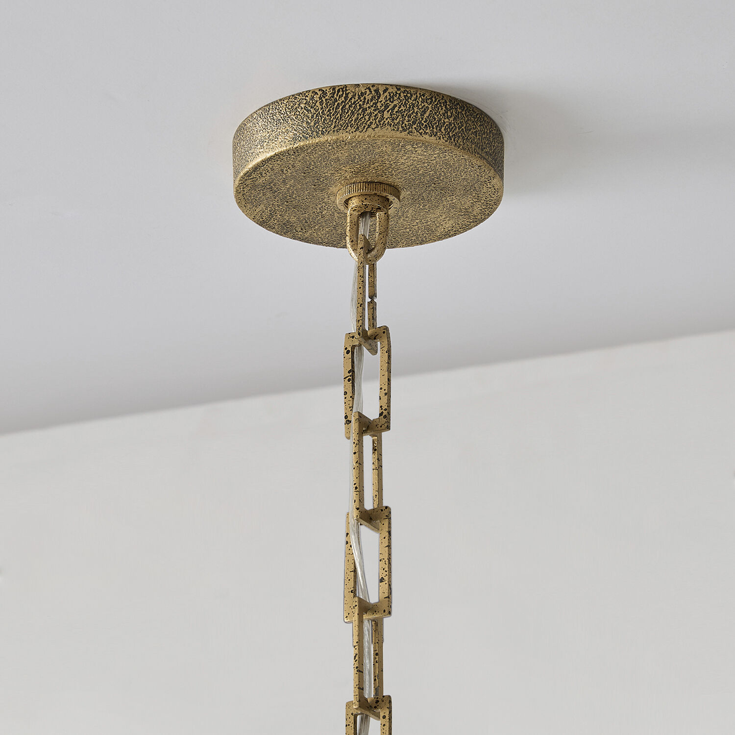 Savari 1 Light 11.75 inch Artisan Gold Pendant Ceiling Light