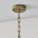 Savari 1 Light 11.75 inch Artisan Gold Pendant Ceiling Light