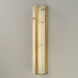 Noah LED 4.75 inch Aged Brass Vanity Light Wall Light