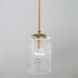 Emerson 1 Light 7 inch Aged Brass Pendant Ceiling Light