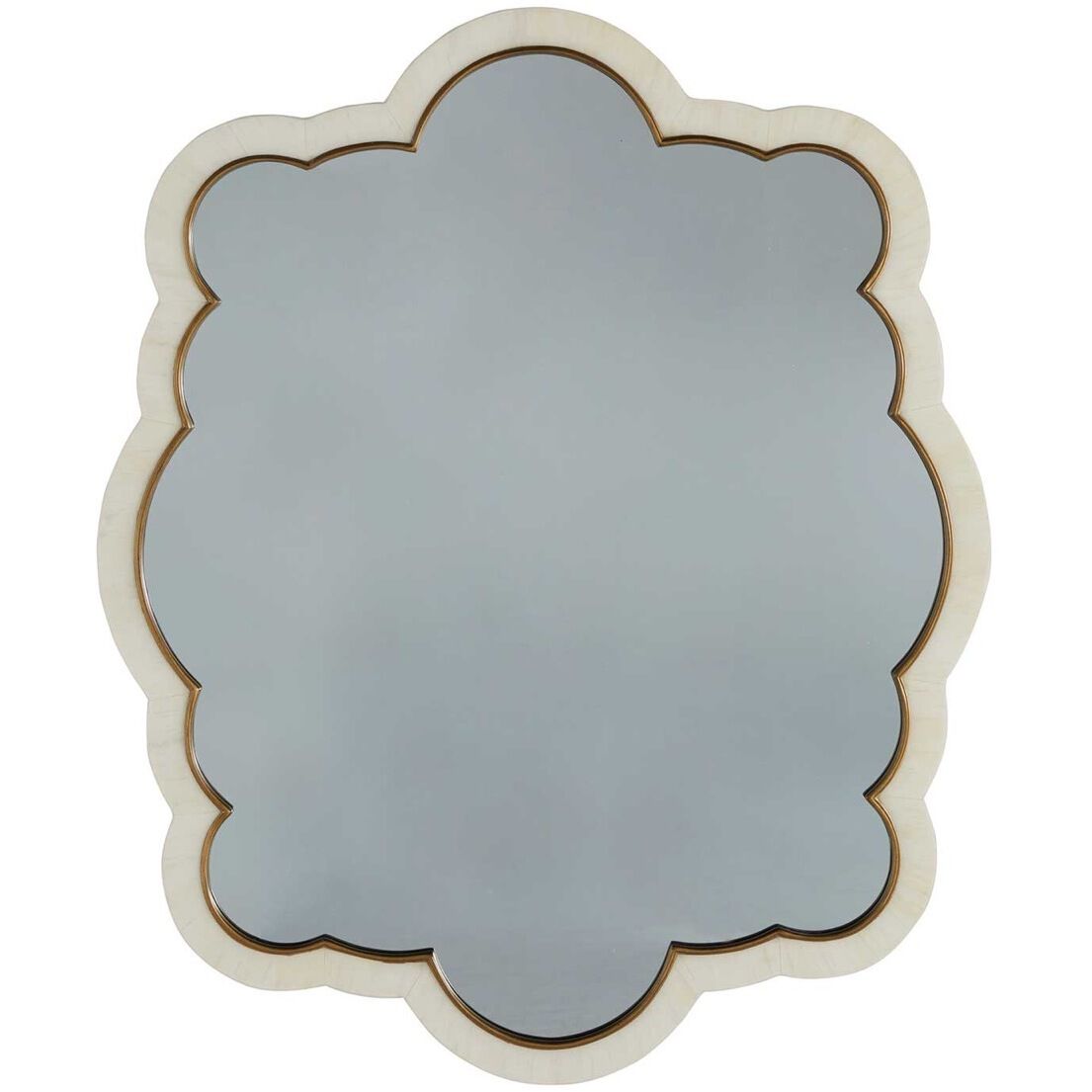 Rianna 38 X 31.5 inch Antique Brass Mirror