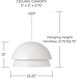 Jensen 1 Light 25.25 inch Matte White Pendant Ceiling Light