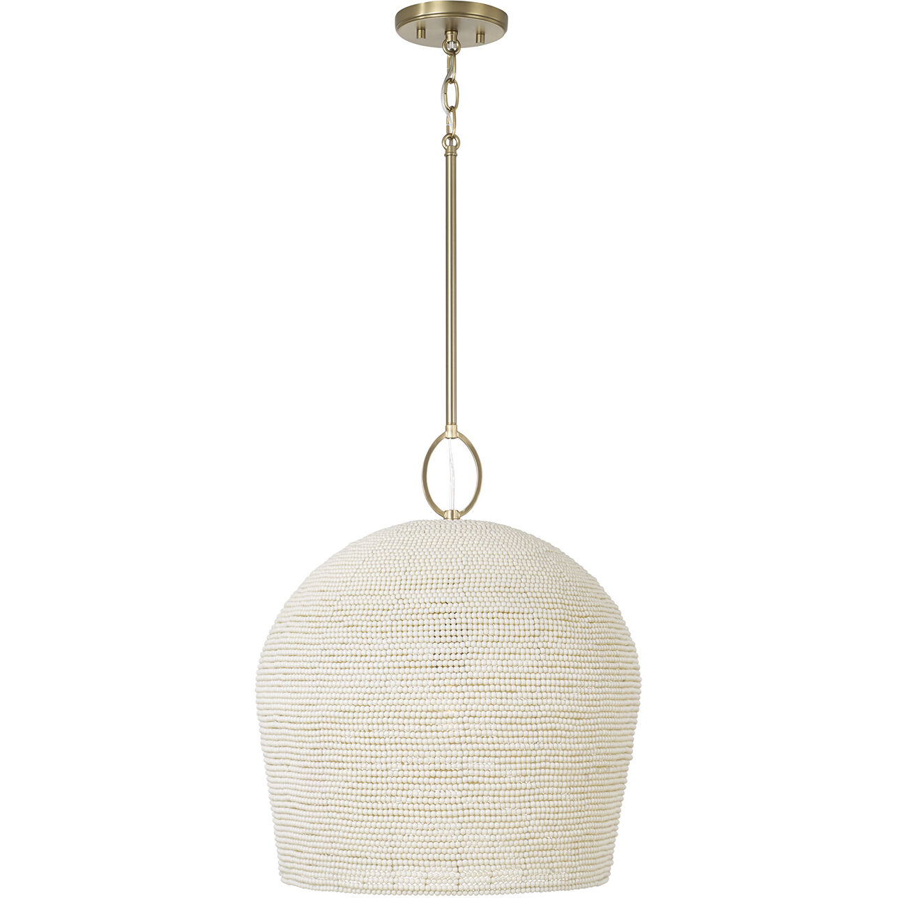 Natalia 1 Light 16.75 inch Aged Brass Pendant Ceiling Light