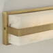 Noah LED 4.75 inch Aged Brass Vanity Light Wall Light