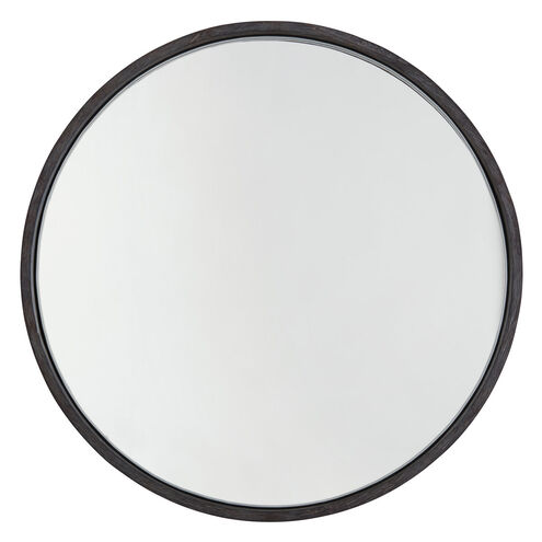 Mirror 31 X 31 inch Carbon Grey and Iron Silk Wall Mirror