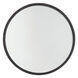 Mirror 31 X 31 inch Carbon Grey and Iron Silk Wall Mirror